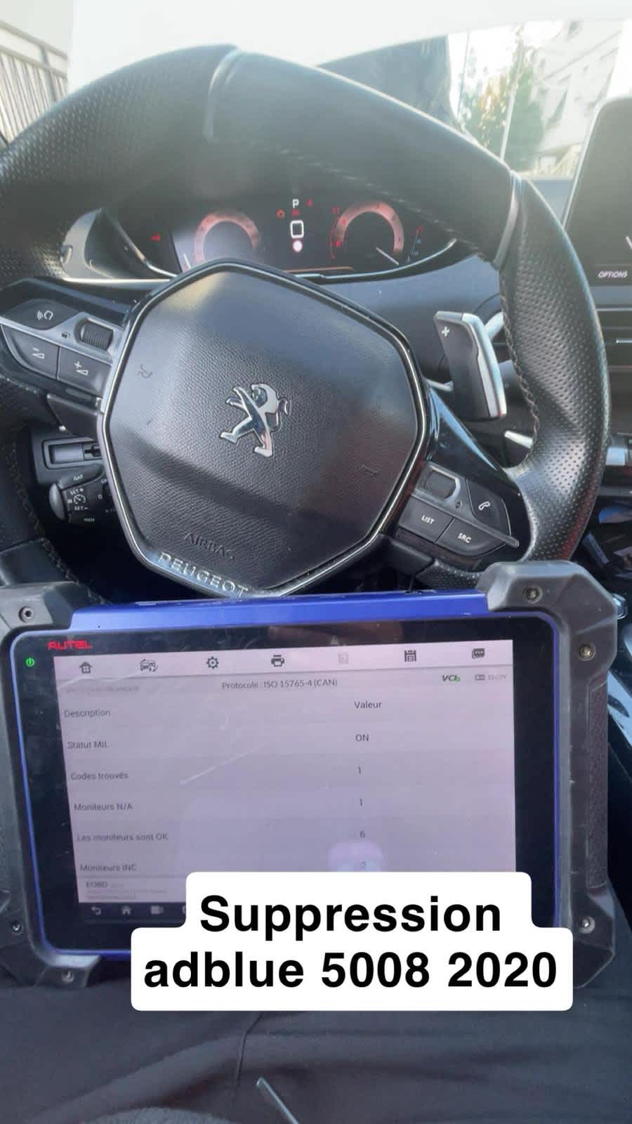 Suppression AdBlue sur Peugeot 5008 de 2020